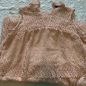 ZARA pink floral dress